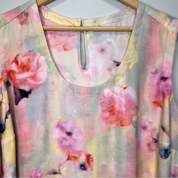 Melissa McCarthy Floral Tunice Sleeveless Blouse Size 1x - Picture 5 of 12